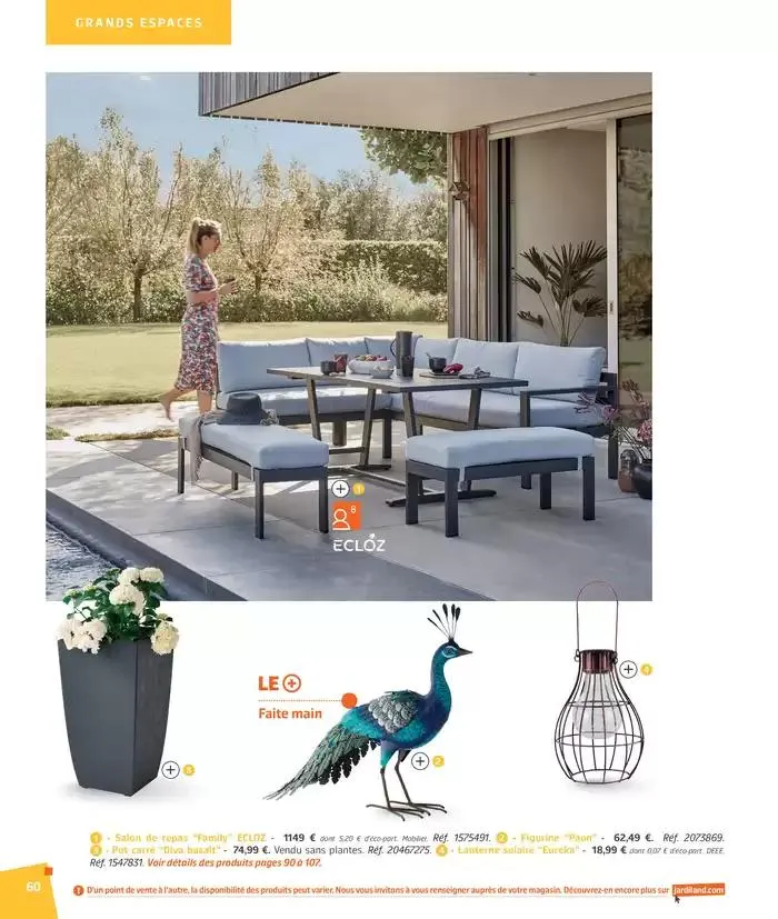 BARBEUC, SIESTE, PÉTANQUE PLACE À LA DÉTENTE du 27 février au 23 juin 2025 - Catalogue page 60