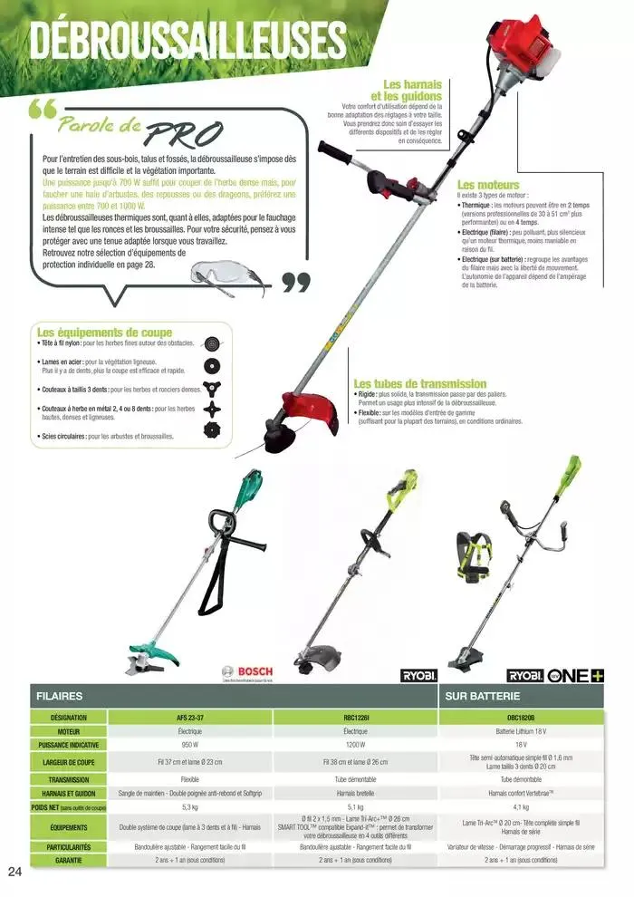 Point Vert Guide Motoculture 2025 du 17 janvier au 31 octobre 2025 - Catalogue page 24