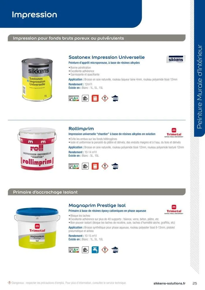  Le catalogue Sikkens Solutions 2023 du 9 mai au 31 décembre 2025 - Catalogue page 25