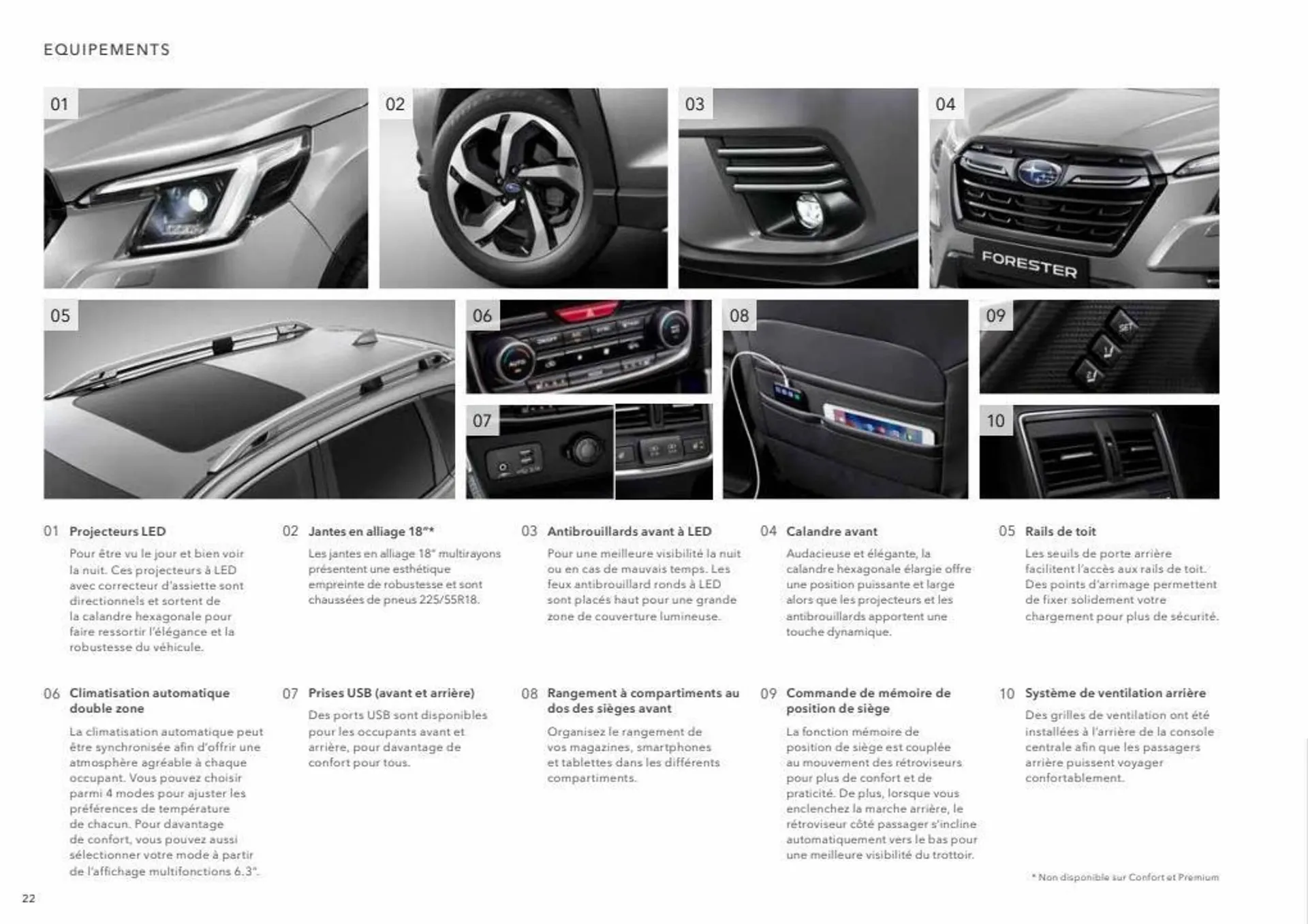 Catalogue Subaru du 19 août au 31 mars 2024 - Catalogue page 22