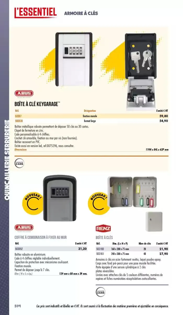 Essentiel Industrie 2025 du 3 janvier au 31 décembre 2025 - Catalogue page 596
