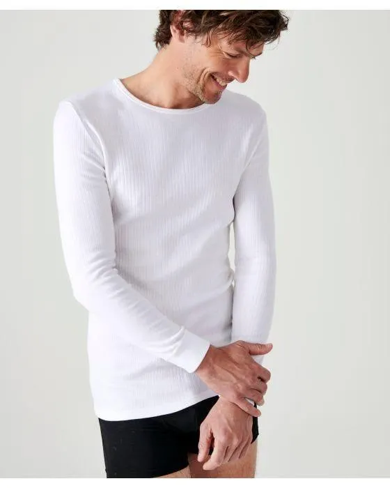 T-shirt Thermolactyl col rond, côtes molletonnées