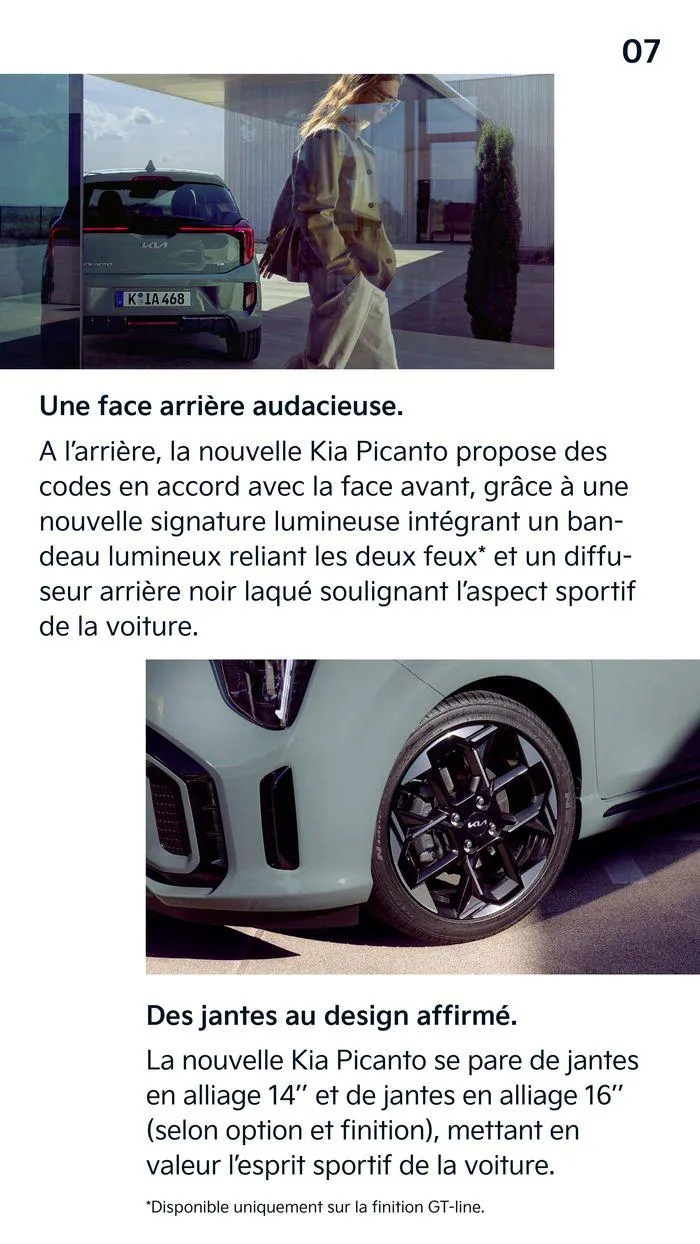 KIA Nouvelle Picanto  du 17 juillet au 8 juillet 2025 - Catalogue page 7