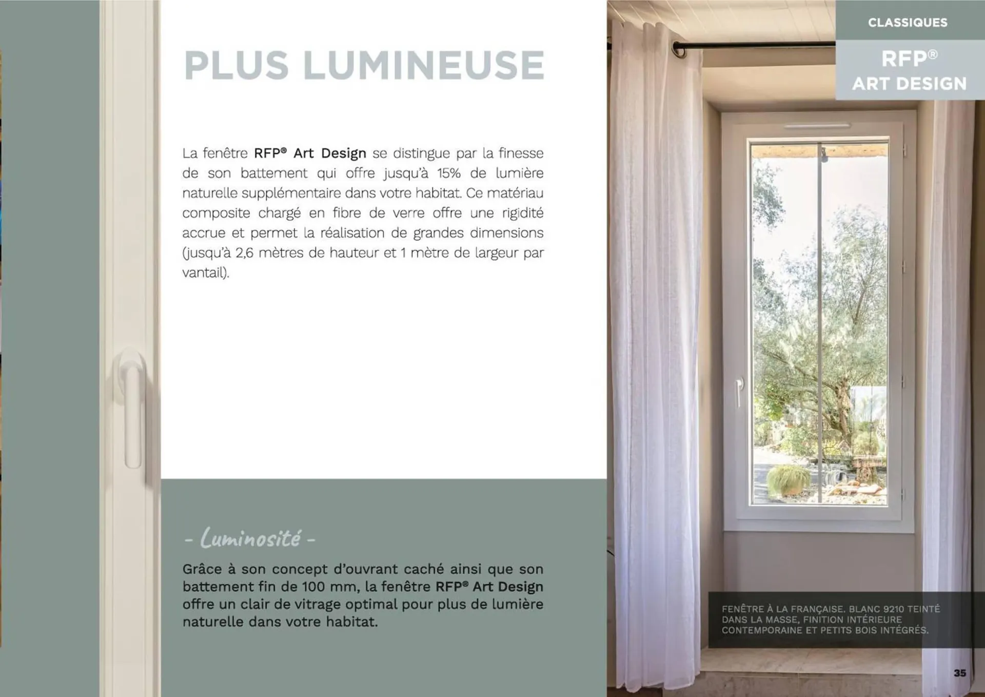 Catalogue Art & Fenêtres du 29 août au 31 décembre 2023 - Catalogue page 35