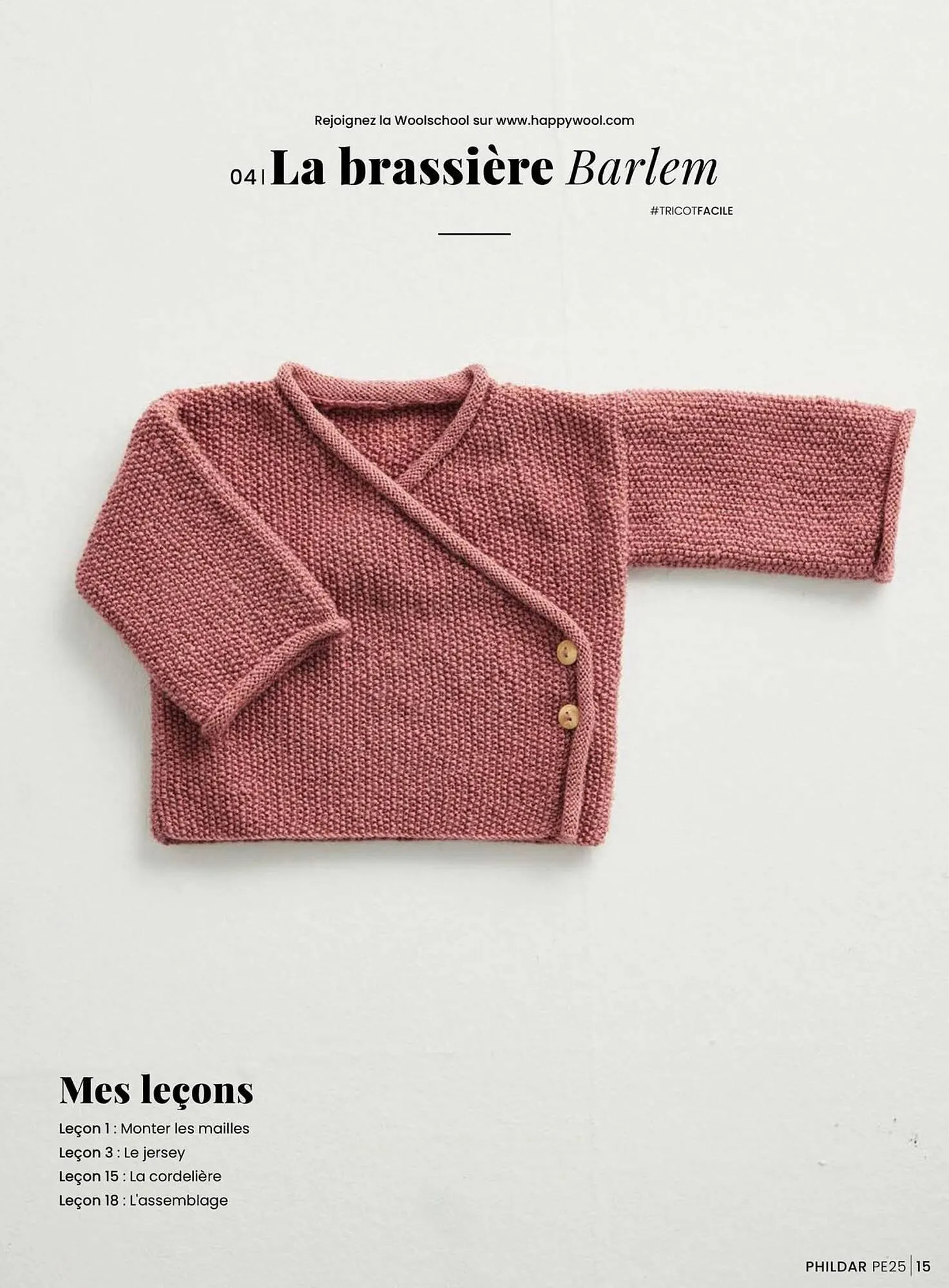 Catalogue Phildar du 15 janvier au 31 août 2025 - Catalogue page 15