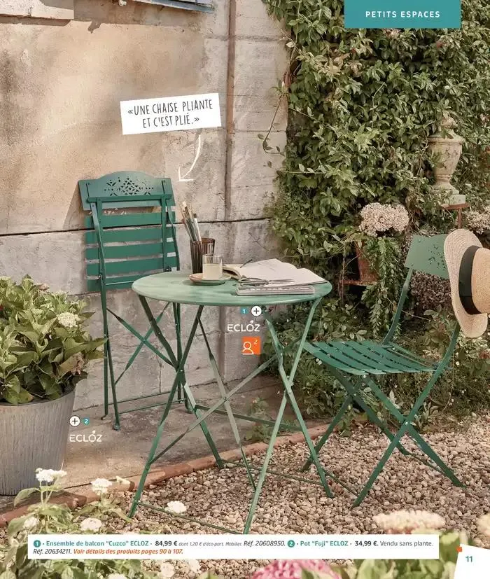 BARBEUC, SIESTE, PÉTANQUE PLACE À LA DÉTENTE du 27 février au 23 juin 2025 - Catalogue page 11