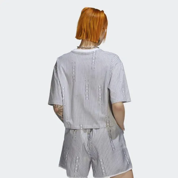 T-shirt imprimé intégral Cropped