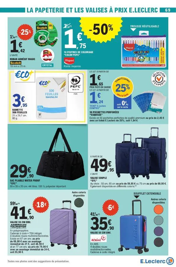 E. Leclerc du 20 mai au 31 mai 2025 - Catalogue page 69