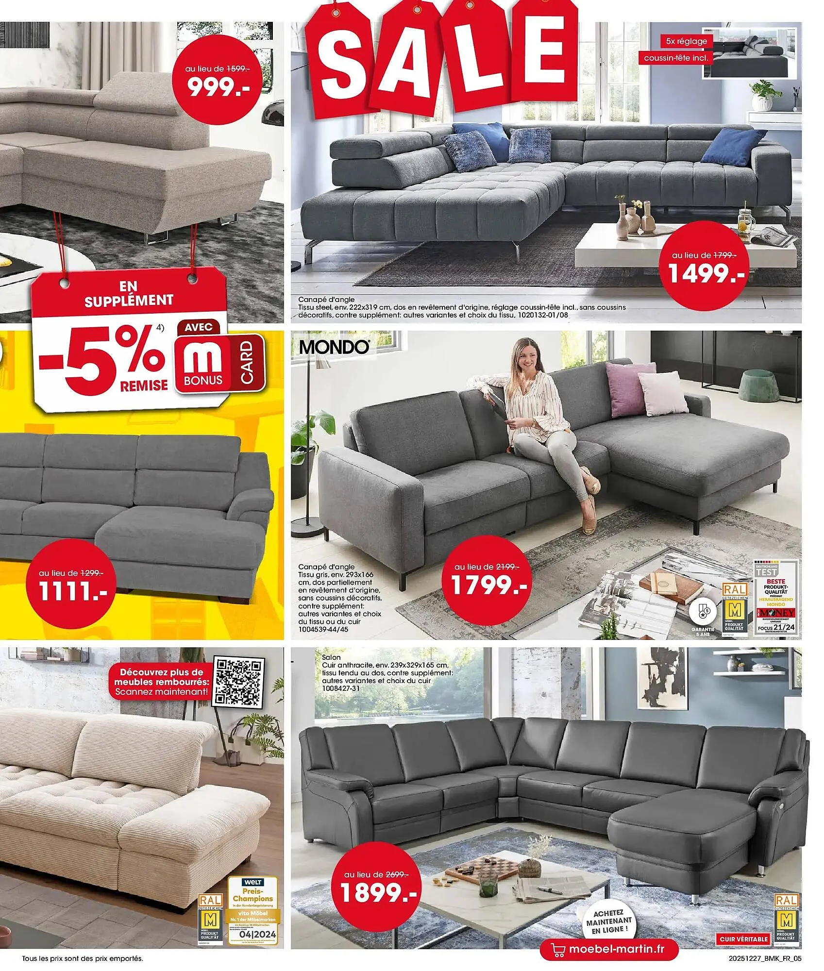 Catalogue Möbel Martin du 27 décembre au 4 janvier 2026 - Catalogue page 5