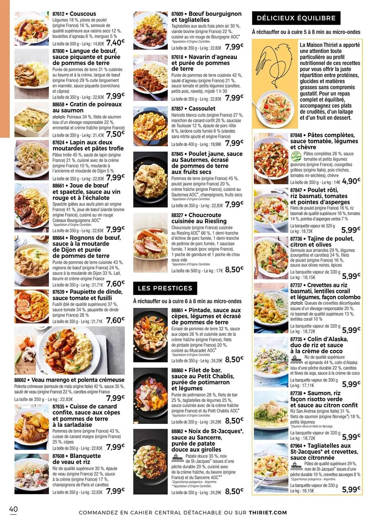 Catalogue Thiriet du 11 juillet au 6 août 2025 - Catalogue page 40