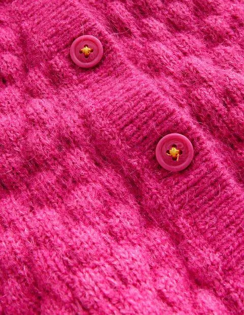 Cardigan en maille noisette