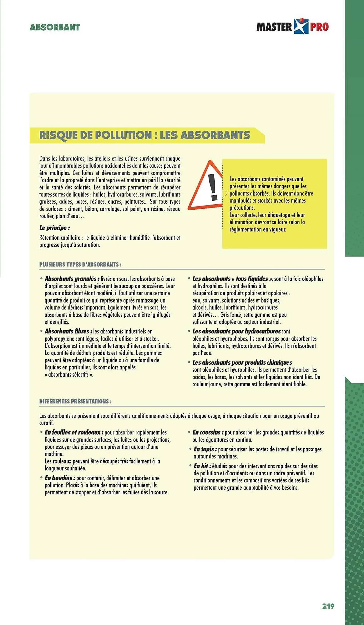 Catalogue Master Pro du 3 mars au 31 décembre 2025 - Catalogue page 221