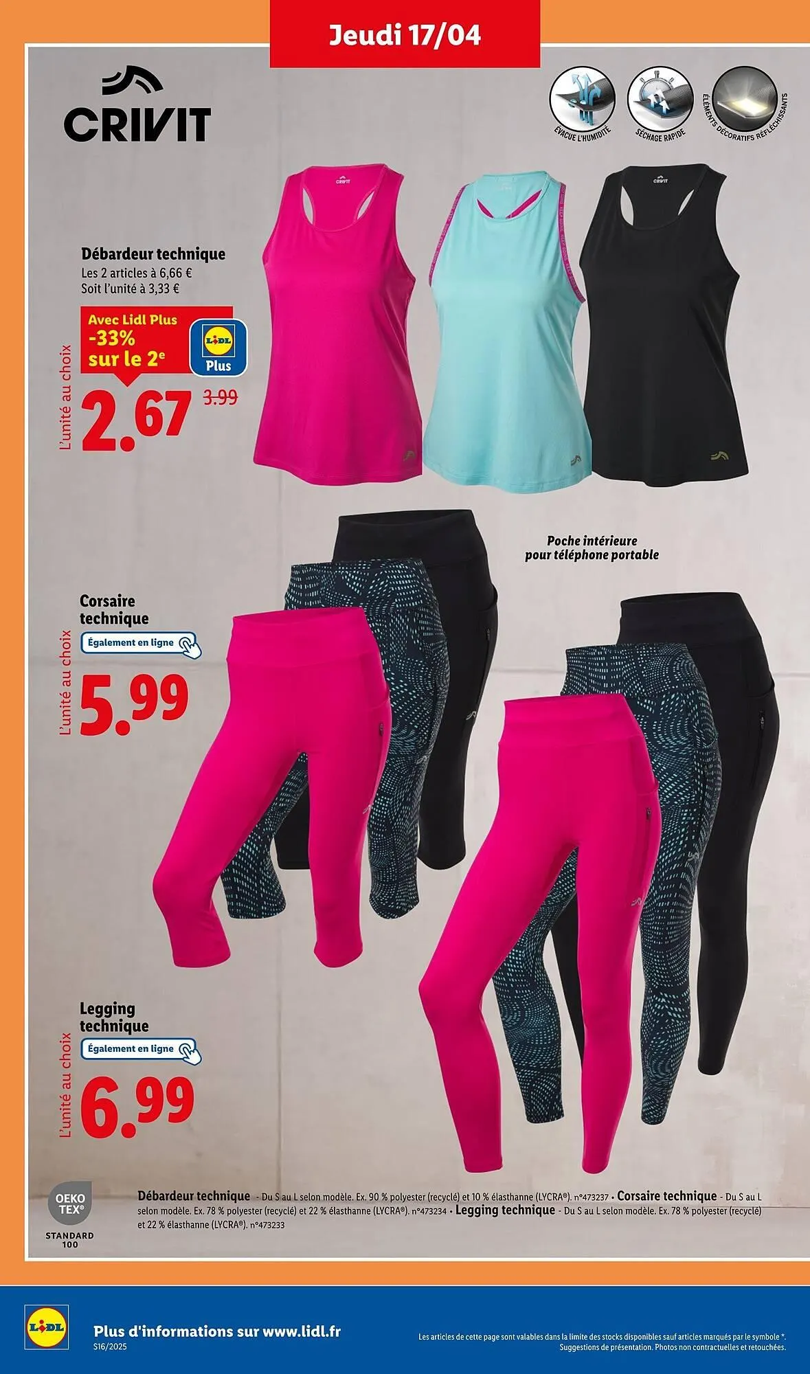 Catalogue Lidl du 14 avril au 17 avril 2025 - Catalogue page 36