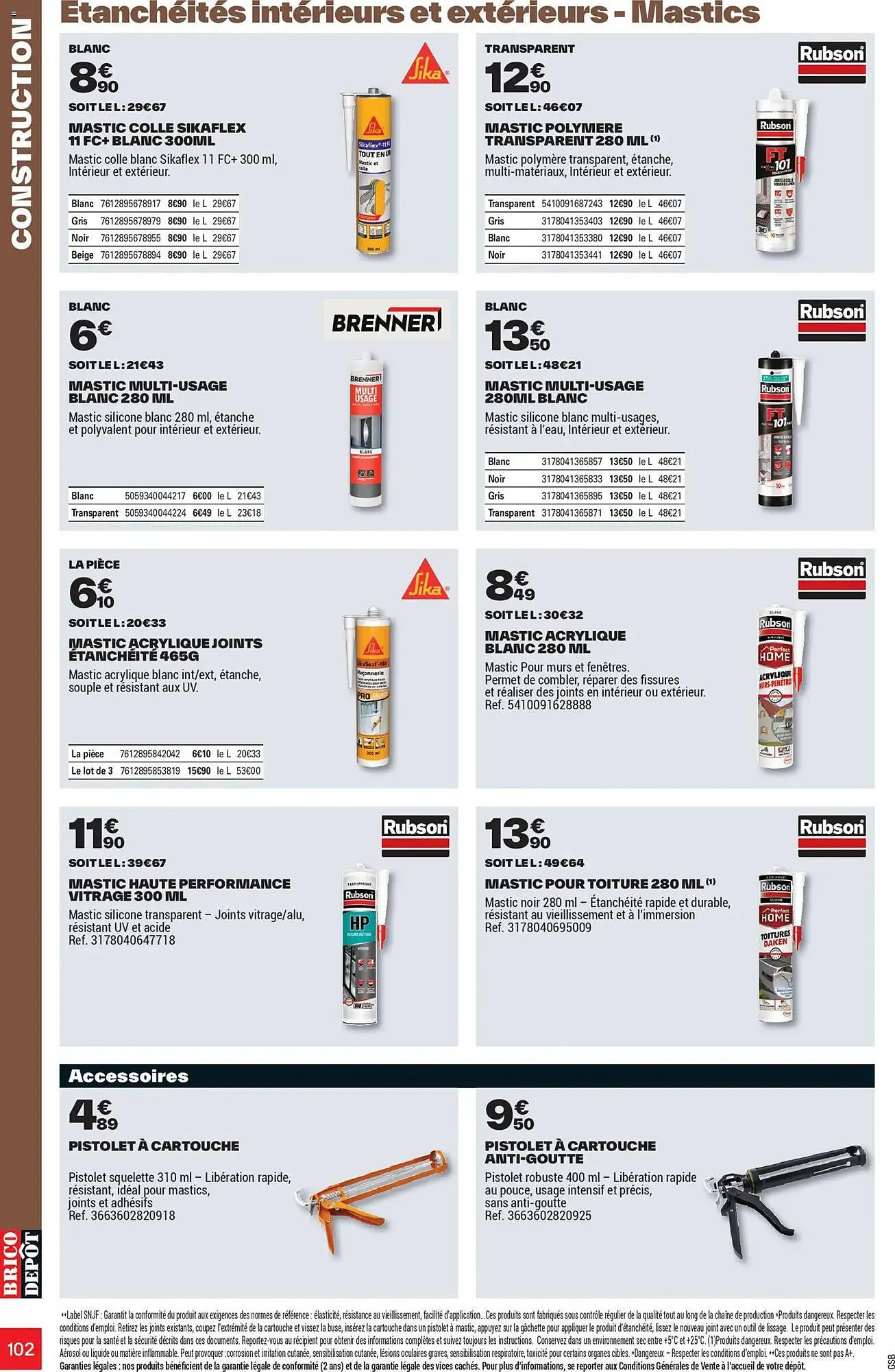 Catalogue Brico Dépôt du 25 mars au 12 juin 2026 - Catalogue page 102