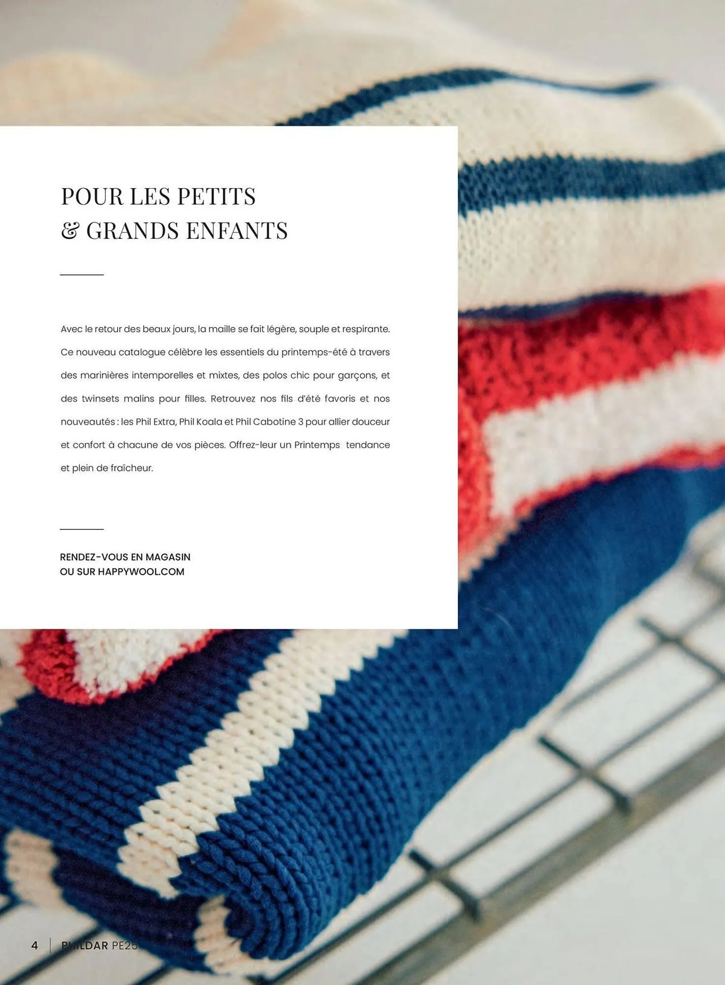 Catalogue Phildar du 27 mars au 31 août 2025 - Catalogue page 4