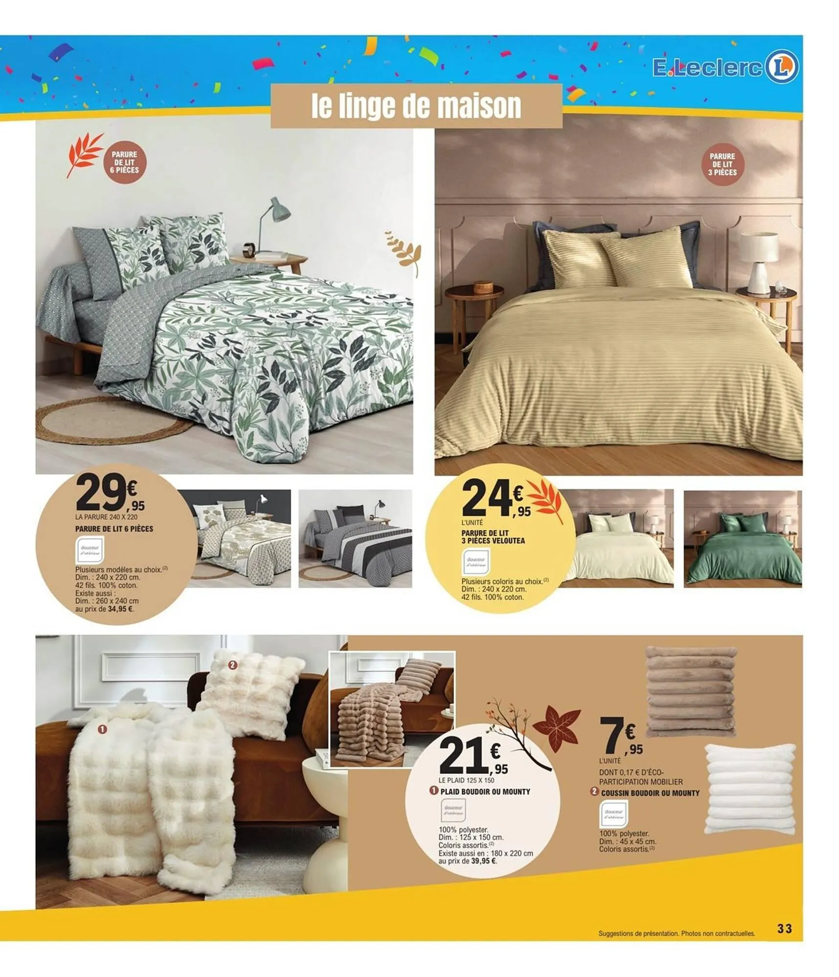 Catalogue E.Leclerc du 7 octobre au 18 octobre 2025 - Catalogue page 33