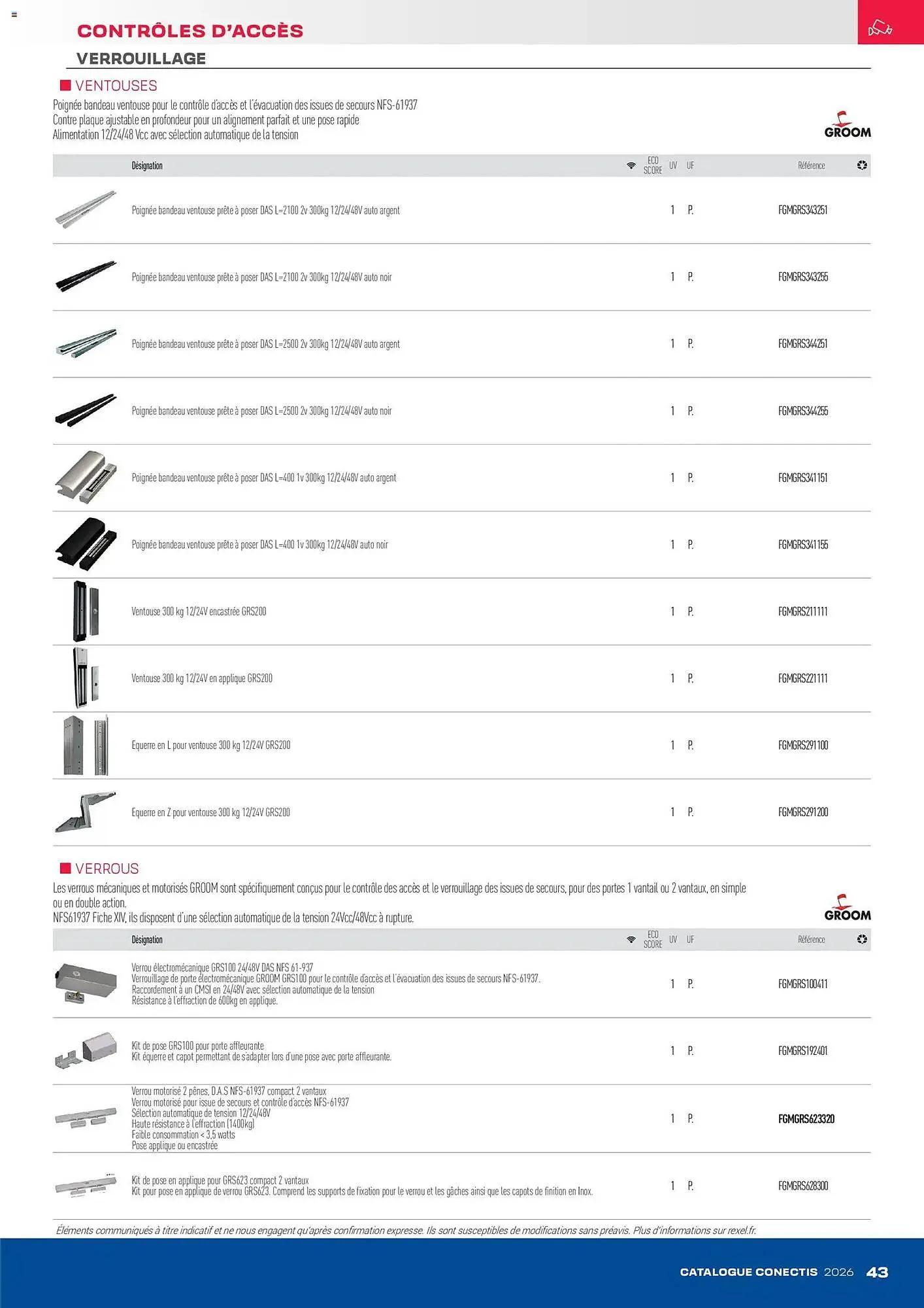 Catalogue Rexel du 10 avril au 31 décembre 2026 - Catalogue page 43