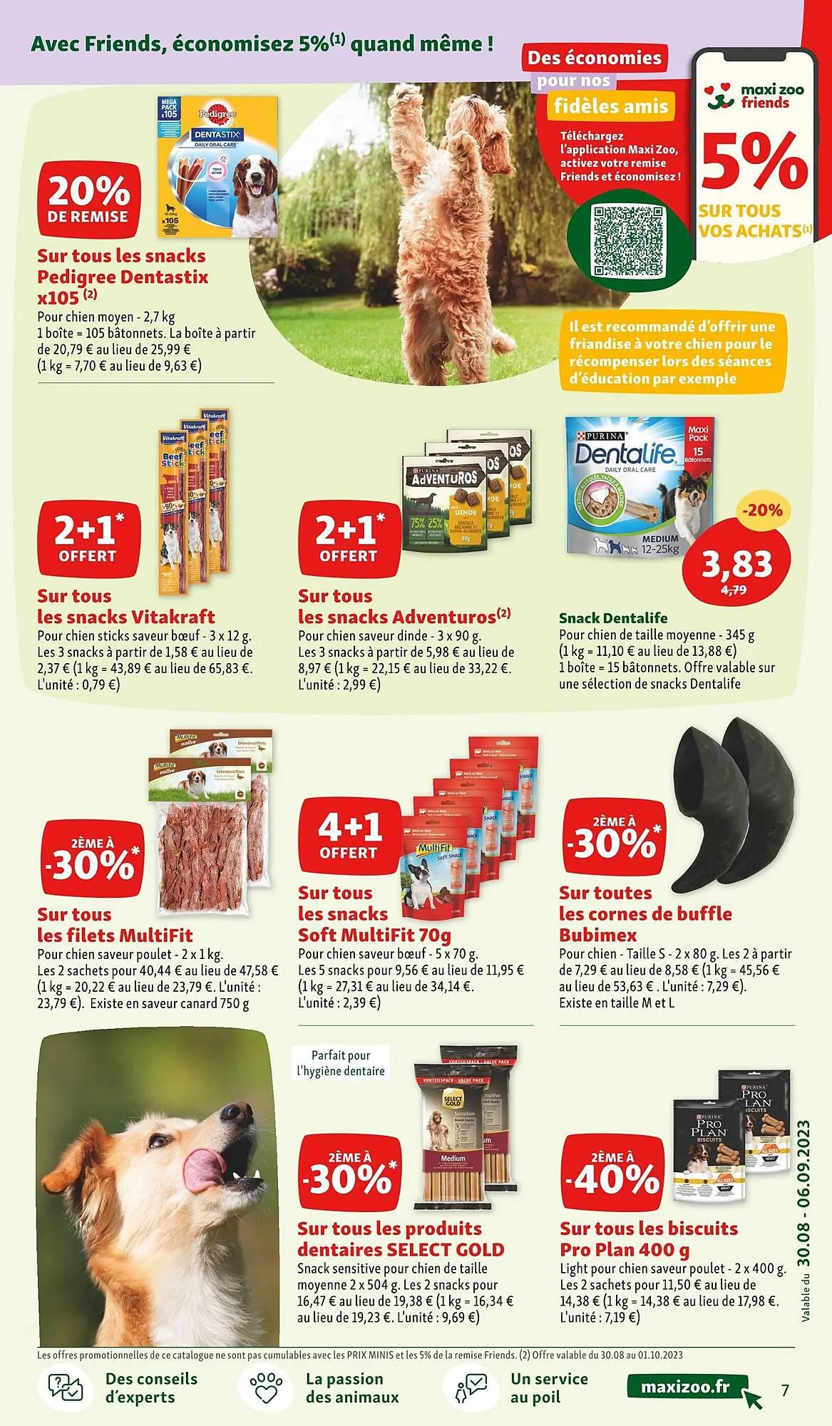 Catalogue Maxi Zoo du 25 août au 8 septembre 2023 - Catalogue page 7