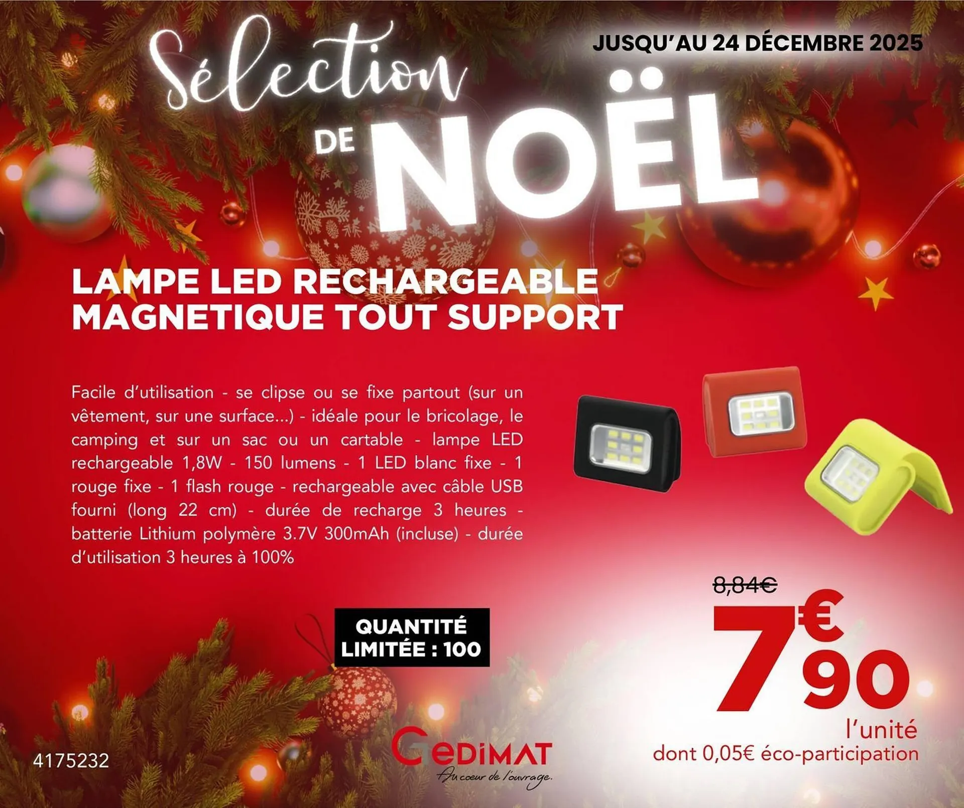 Catalogue Gedimat du 3 décembre au 24 décembre 2025 - Catalogue page 12