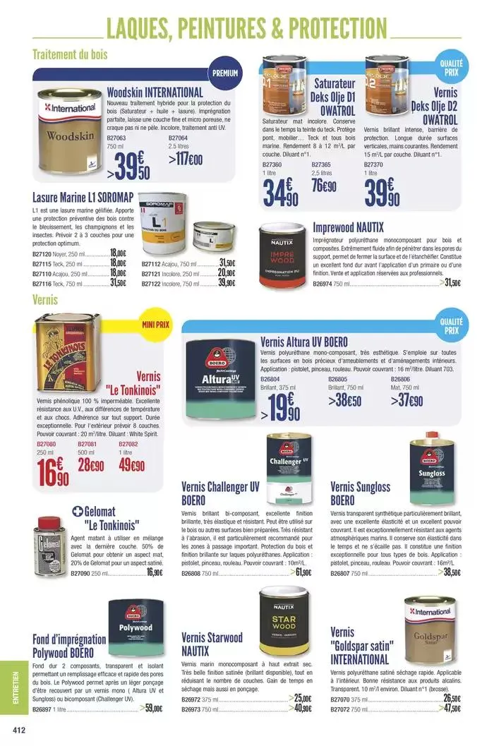 Catalogue Accastillage Diffusion 2025 du 1 janvier au 31 décembre 2025 - Catalogue page 414