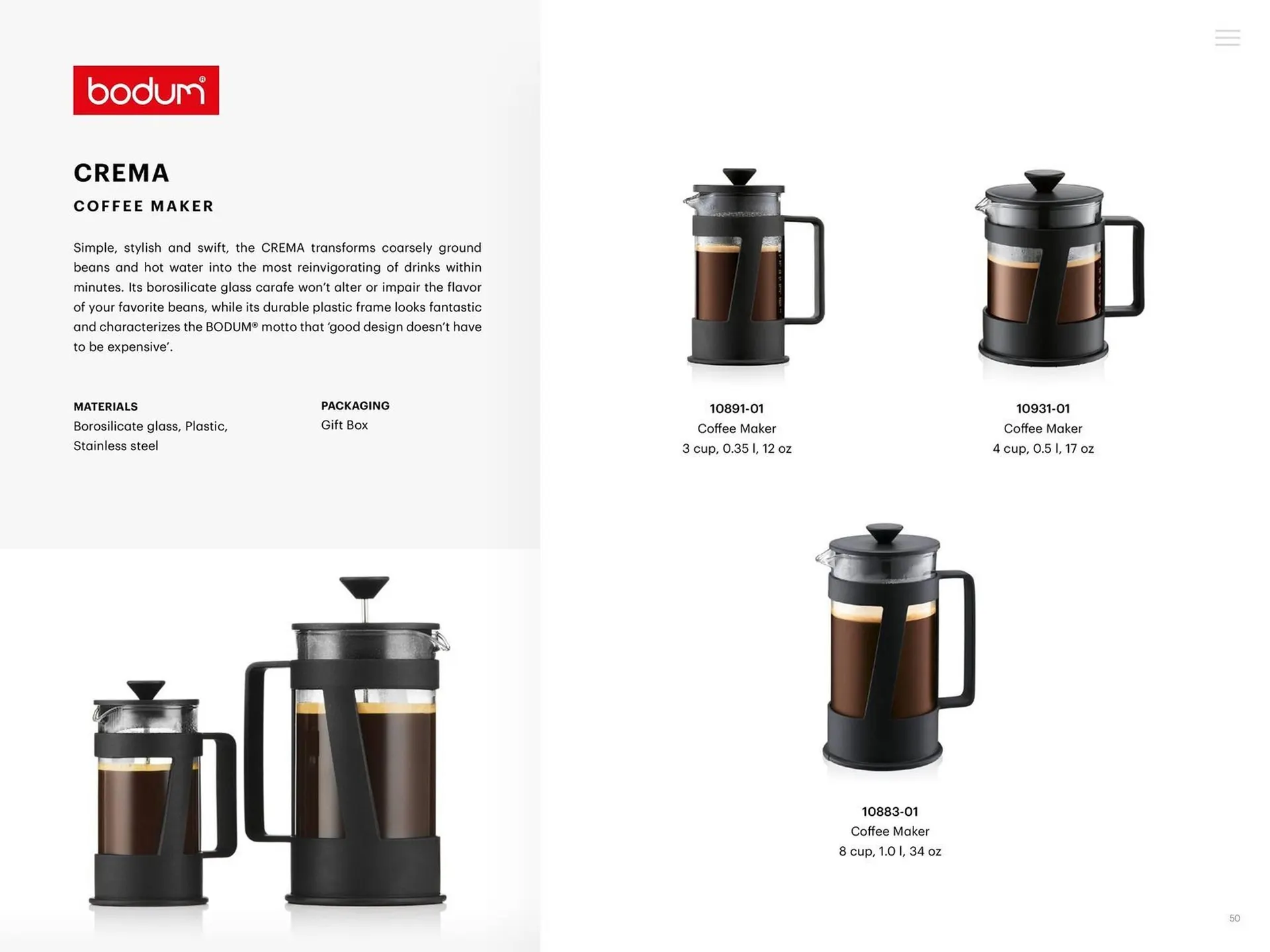 Catalogue Bodum du 25 mars au 31 décembre 2025 - Catalogue page 50