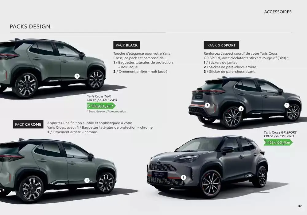 Toyota Yaris Cross  du 27 mars au 27 mars 2026 - Catalogue page 37