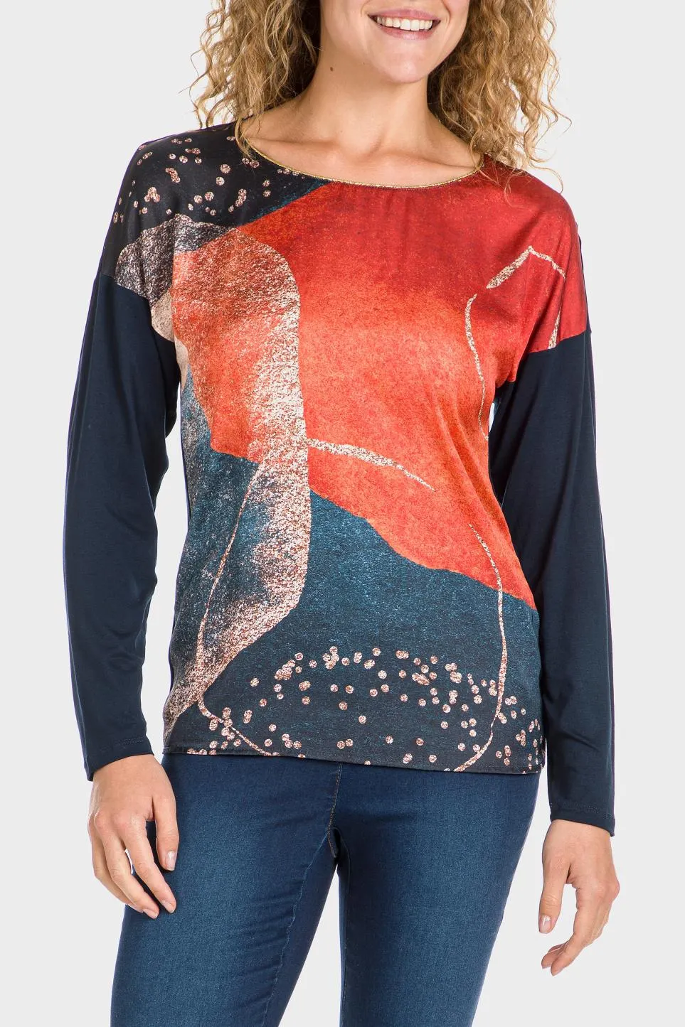 T-shirt imprimé abstrait