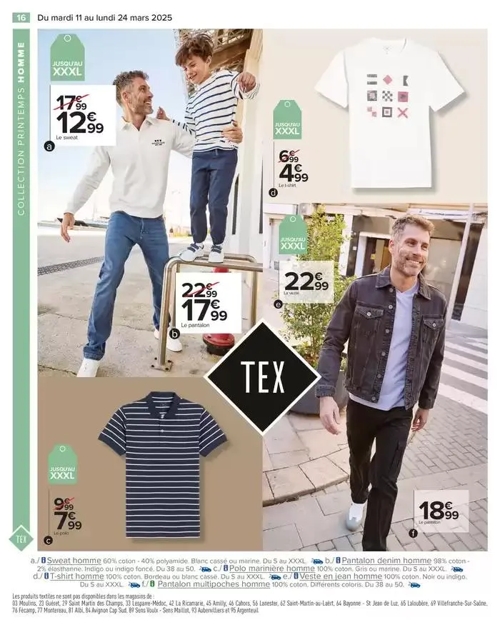 TEXTILE SPÉCIAL PRINTEMPS du 11 mars au 24 mars 2025 - Catalogue page 18