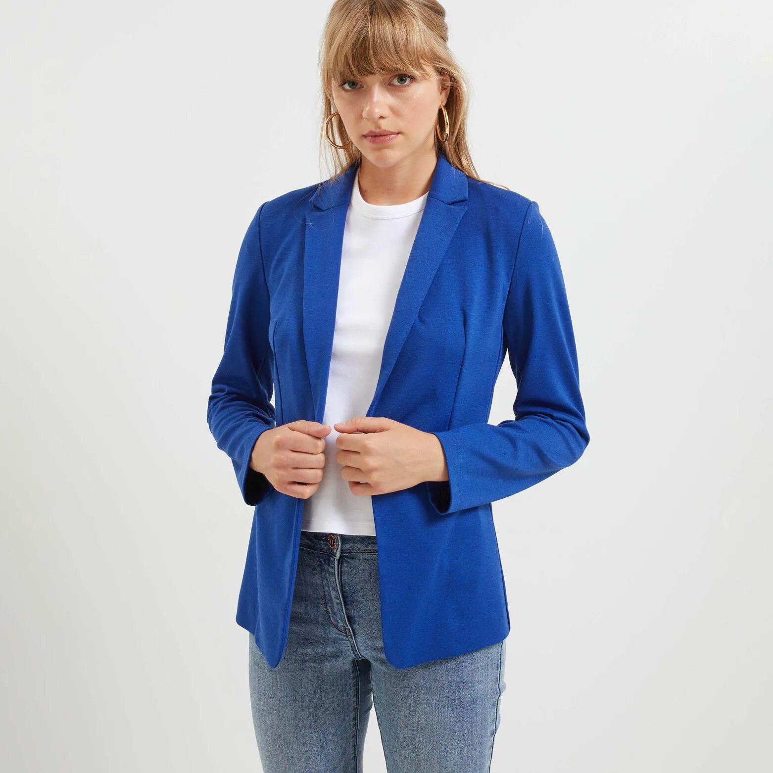 Veste tailleur en maille femme