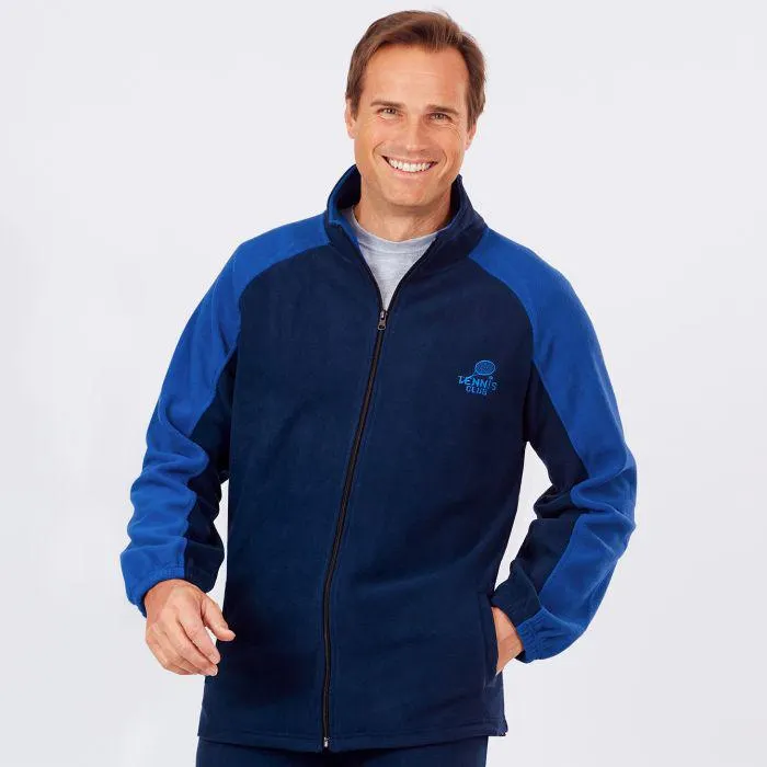 Veste polaire bicolore