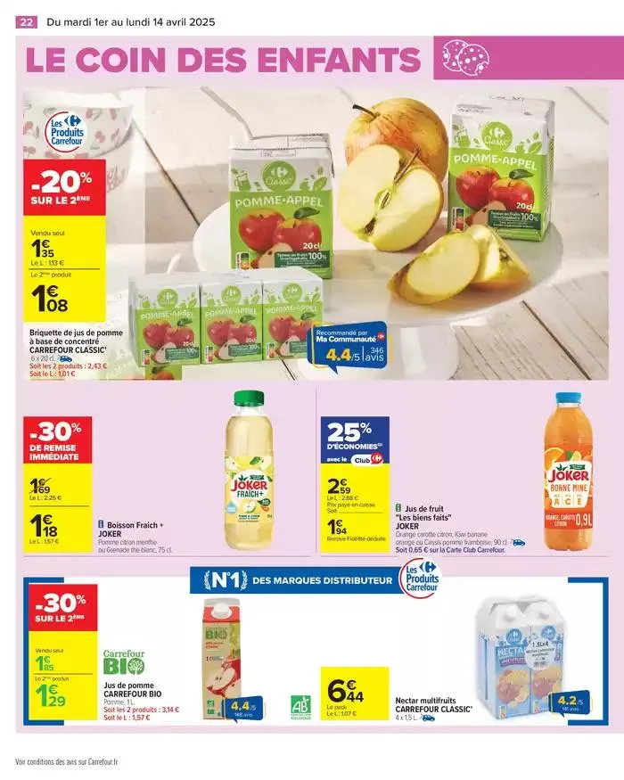 LE COIN DES ENFANTS du 1 avril au 14 avril 2025 - Catalogue page 24