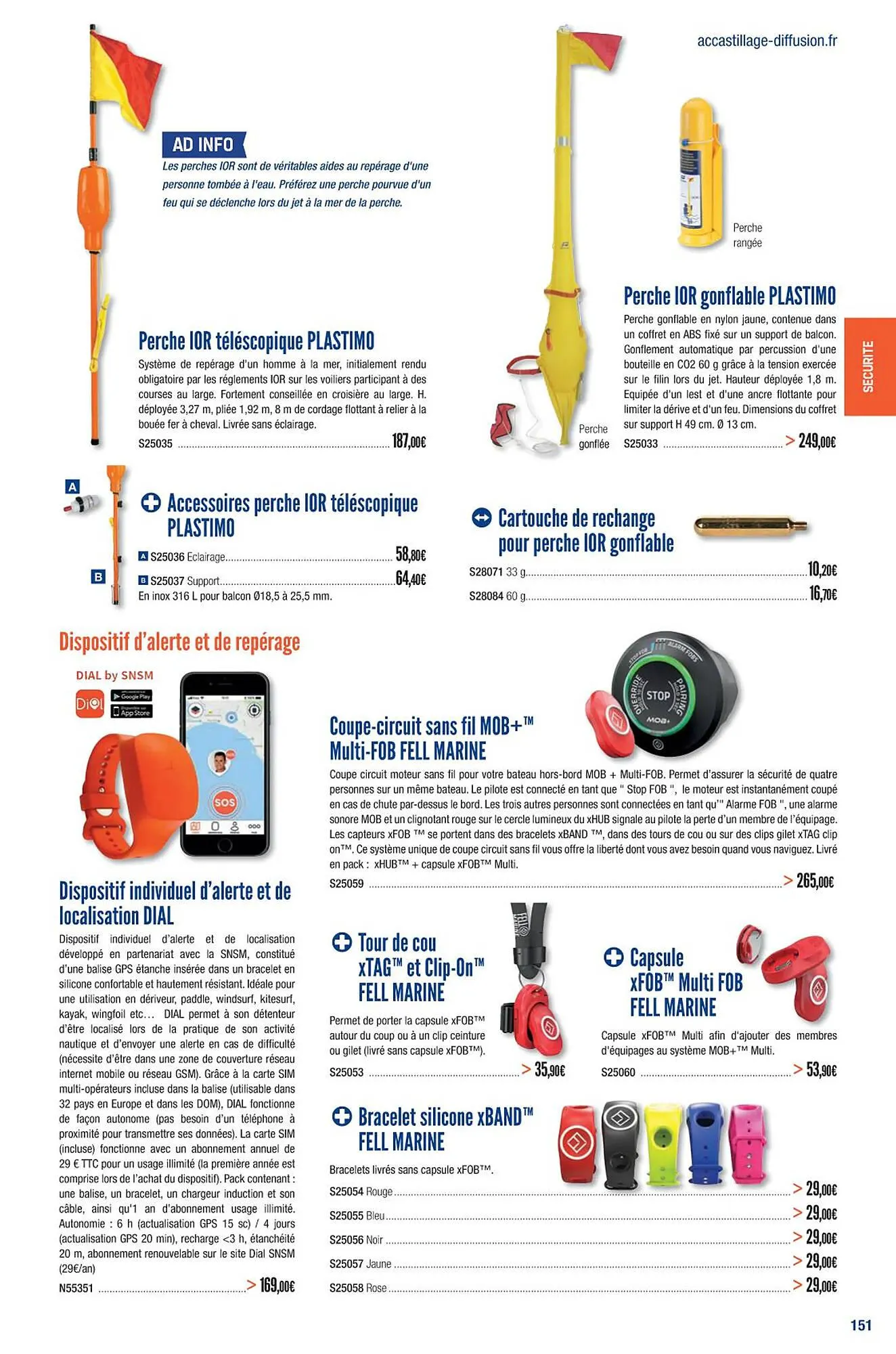 Catalogue Accastillage Diffusion du 1 mars au 31 décembre 2023 - Catalogue page 153