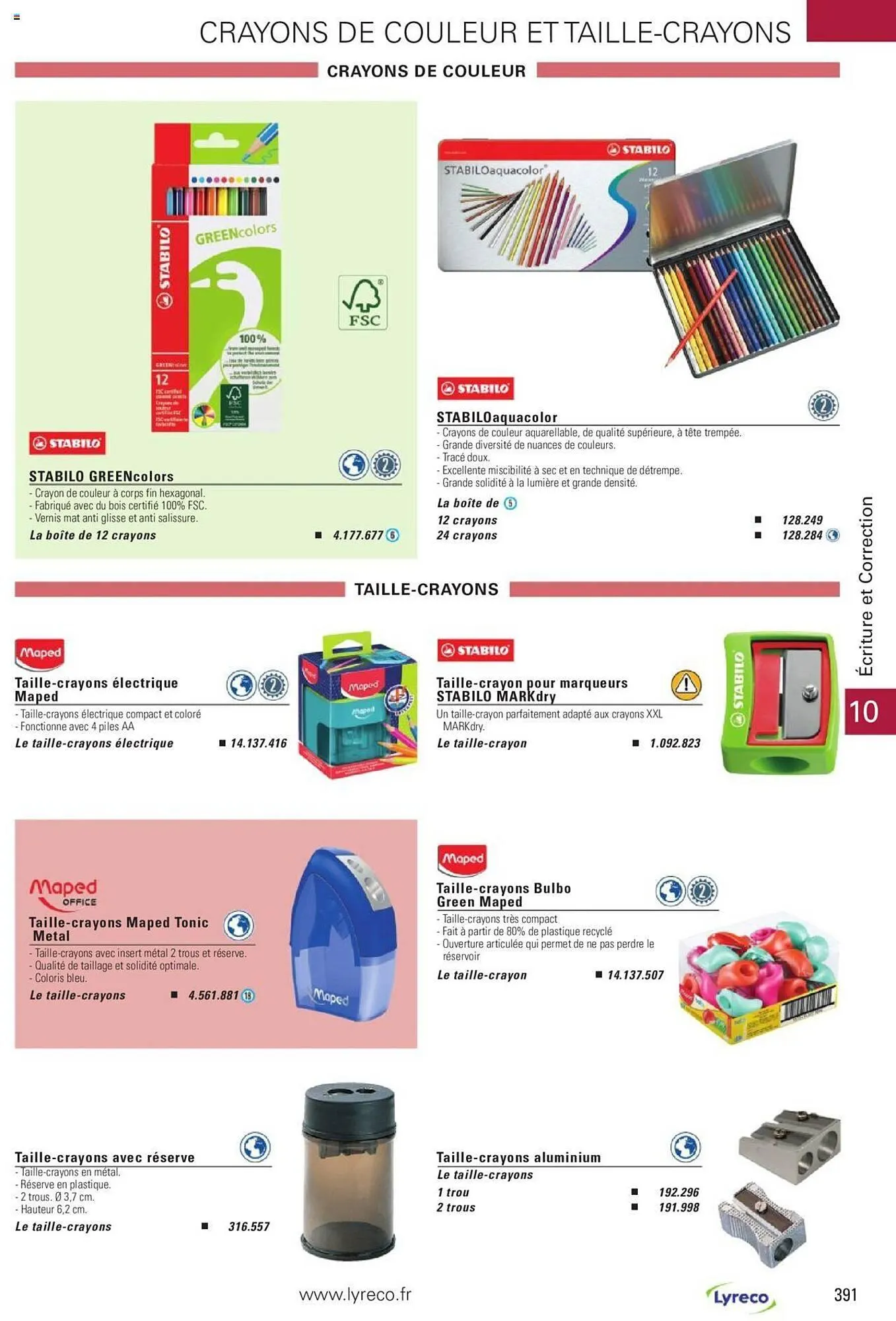 Catalogue Lyreco du 15 mai au 31 décembre 2023 - Catalogue page 391