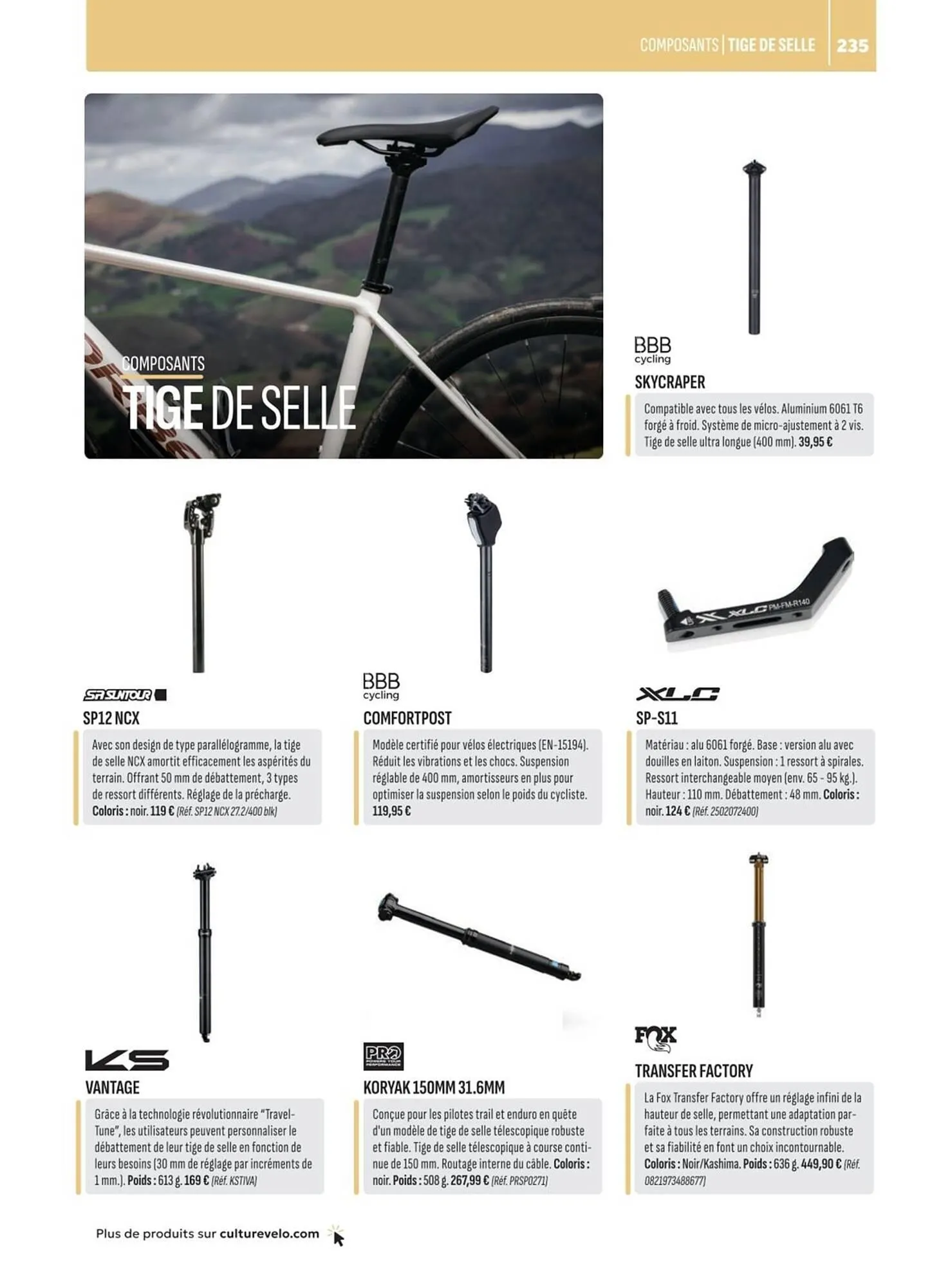 Catalogue Culture Vélo du 2 mai au 31 décembre 2025 - Catalogue page 235