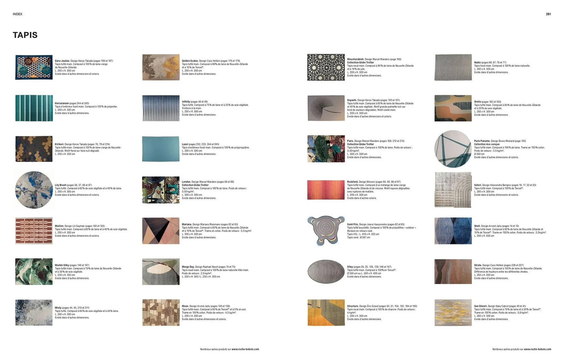 Catalogue Roche Bobois du 8 janvier au 1 janvier 2026 - Catalogue page 142