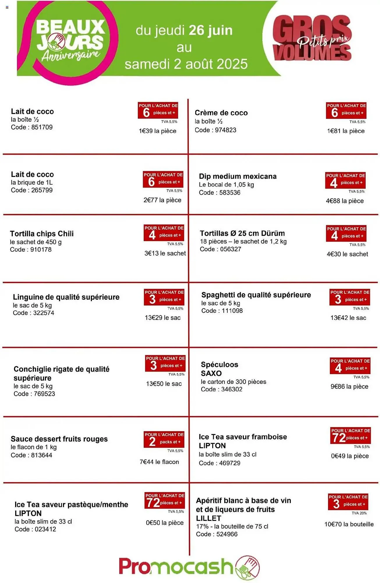 Catalogue Promocash du 26 juin au 2 août 2025 - Catalogue page 2