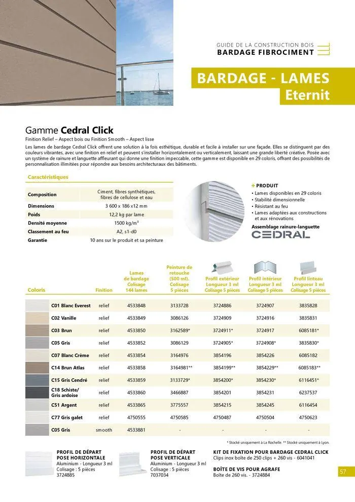 Guide construction bois 2024/2025 du 23 août au 31 décembre 2025 - Catalogue page 57