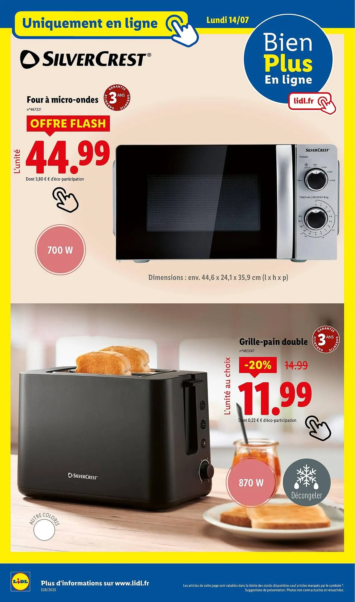 Catalogue Lidl du 10 juillet au 16 juillet 2025 - Catalogue page 70