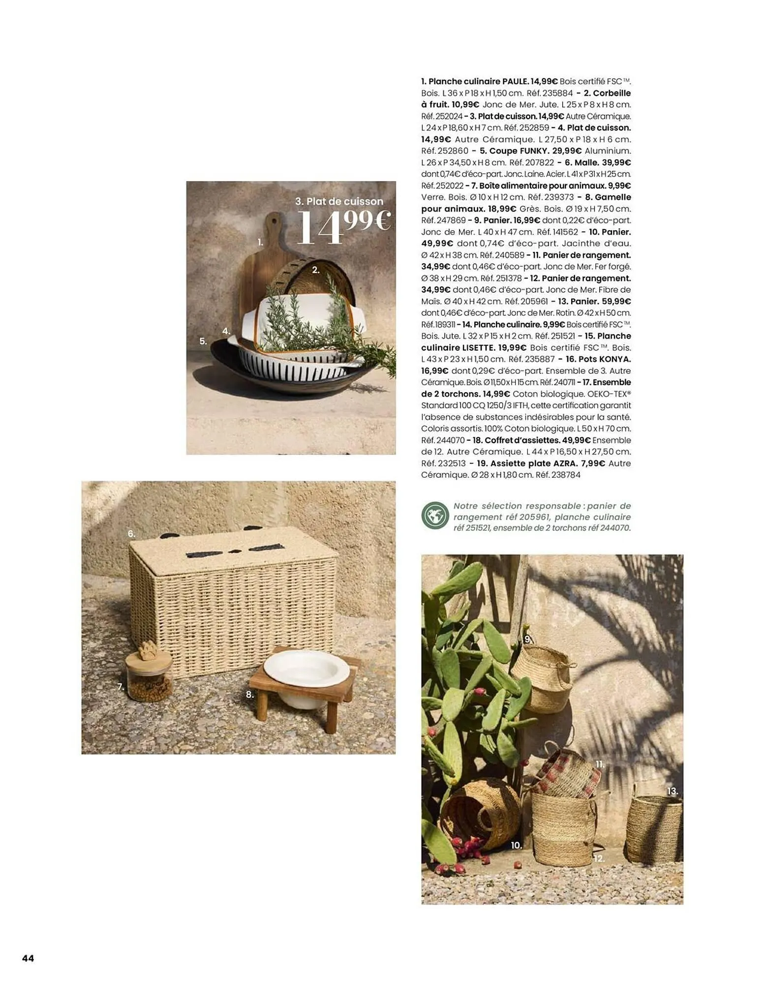 Catalogue Maisons du Monde du 1 mars au 31 août 2026 - Catalogue page 44