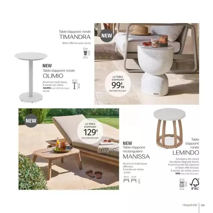 Catalogue Hespéride 2025 du 5 février au 31 décembre 2025 - Catalogue page 259