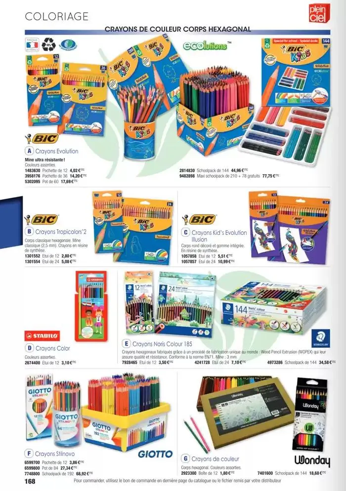 Écoles et loisirs 2025 du 1 janvier au 31 décembre 2025 - Catalogue page 168