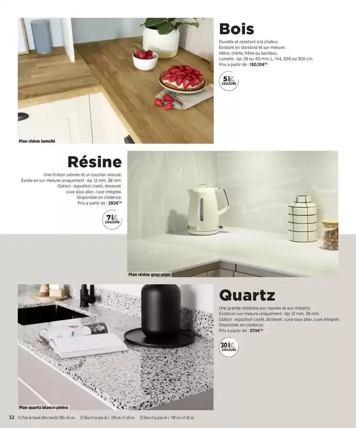 Cuisines ÉDITION 2024/2025 du 31 octobre au 31 décembre 2025 - Catalogue page 32