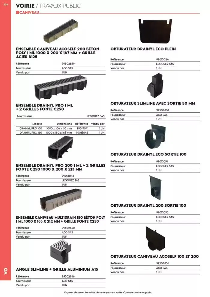 Tout faire +de 15 000 Produits du 17 décembre au 30 juin 2025 - Catalogue page 706