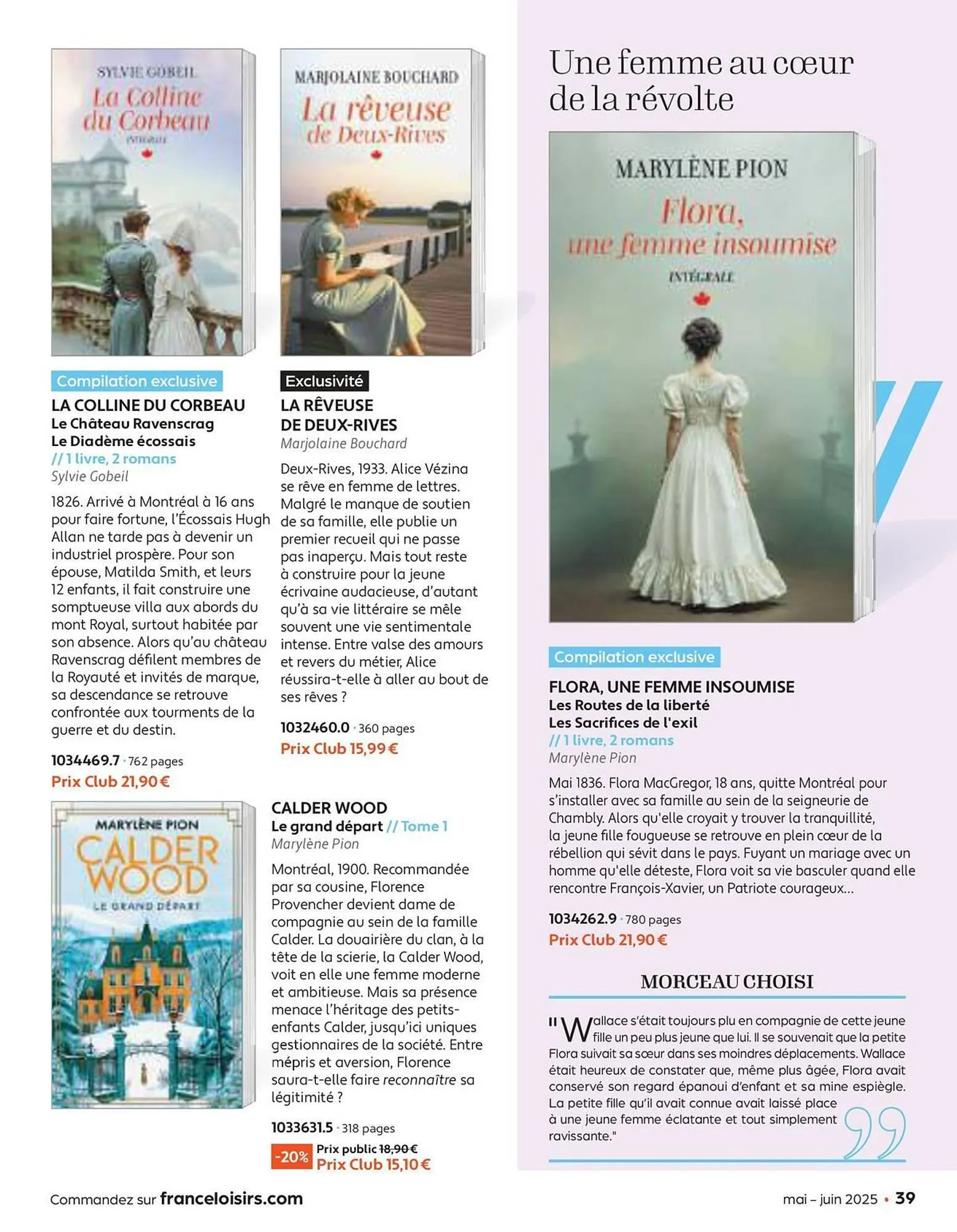 Catalogue France Loisirs du 30 avril au 30 juin 2025 - Catalogue page 39