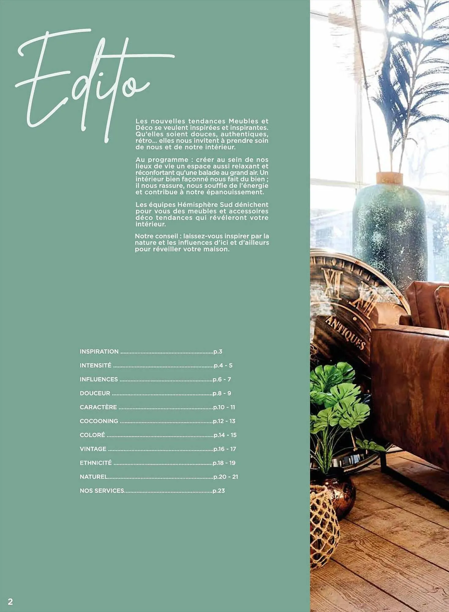 Catalogue Hémisphère Sud du 21 juillet au 24 juillet 2023 - Catalogue page 2