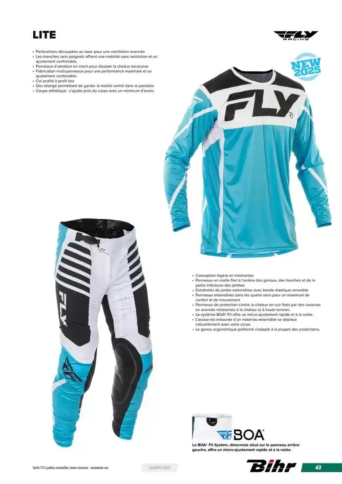 FLY RACING BMX 2025 du 12 avril au 31 décembre 2025 - Catalogue page 43
