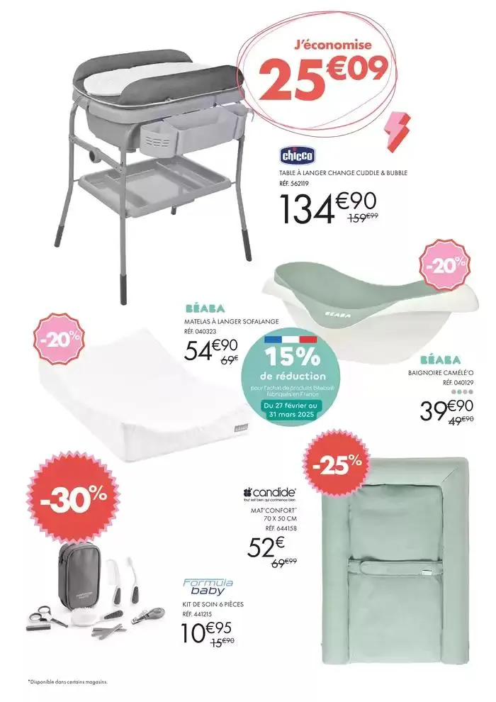 Les Essentiels - Tout l'équipement pour votre bébé du 27 février au 23 mars 2025 - Catalogue page 12