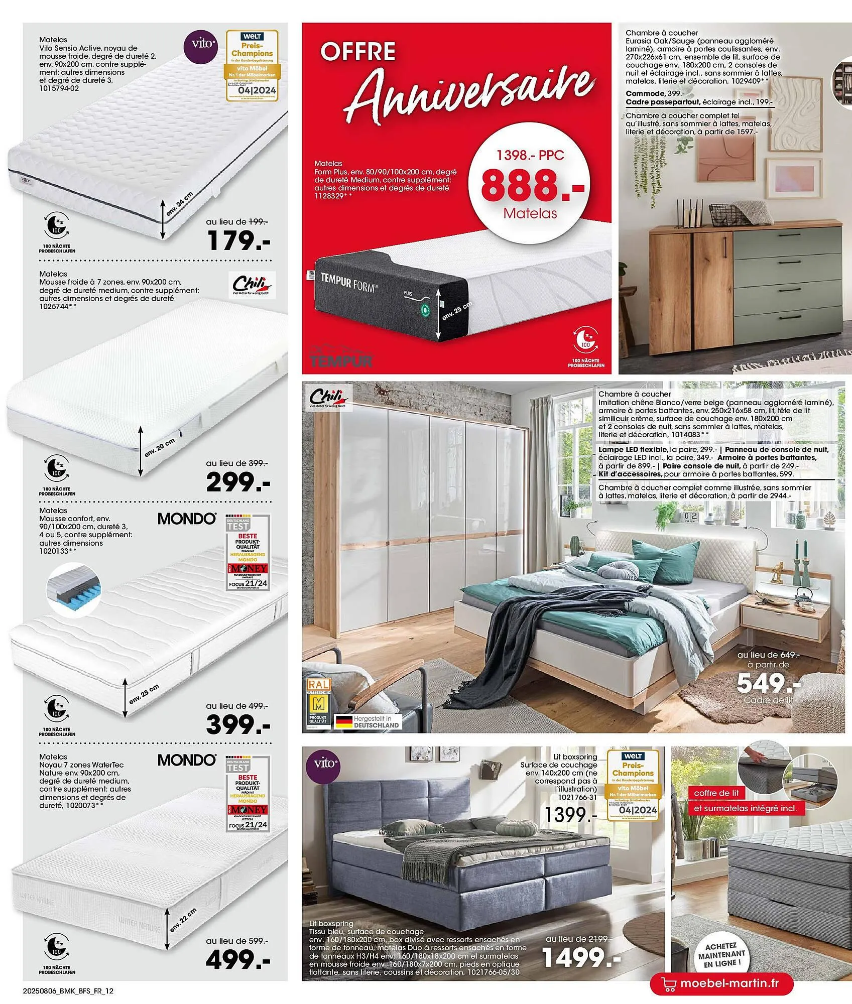 Catalogue Möbel Martin du 5 août au 19 août 2025 - Catalogue page 12