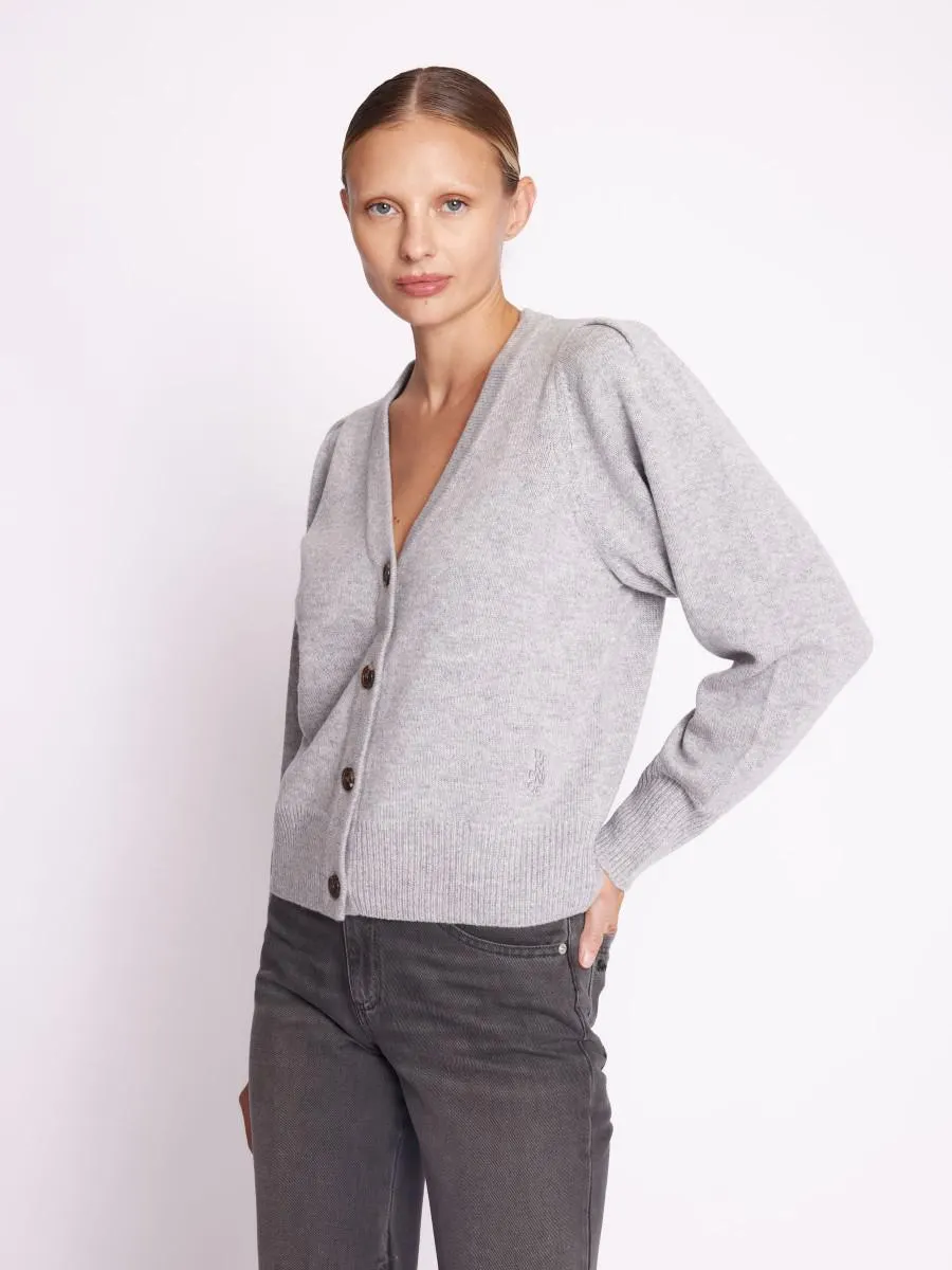 GAVAE | Gilet gris col V