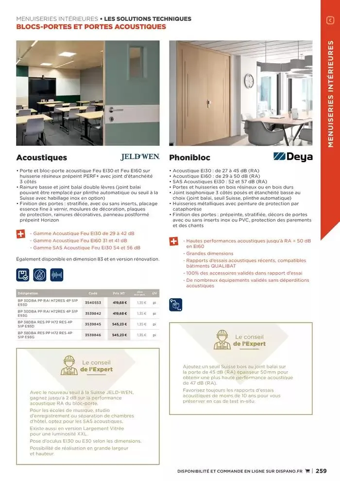 Catalogue 2025 Agenceurs du 25 avril au 31 décembre 2025 - Catalogue page 259